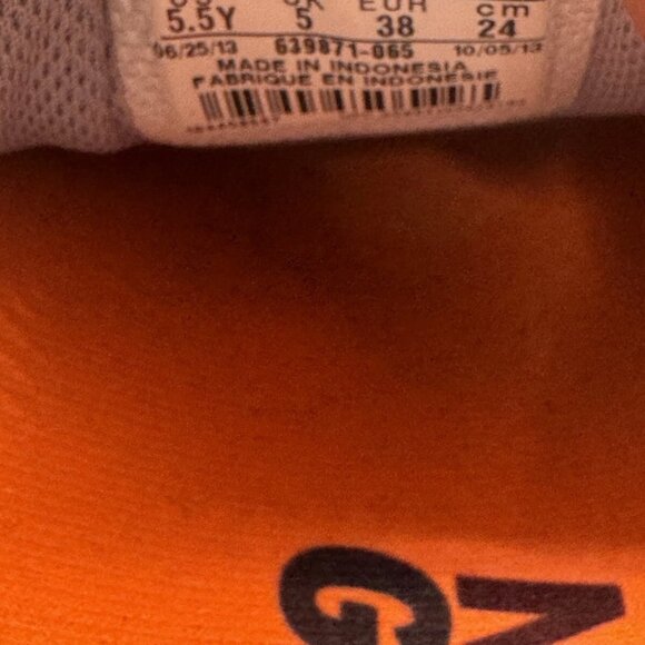 NIKE FREE 5.0 DB (GS) JAKE WOLF GREY-CRIMSON SZ 5.5Y-WOMENS SZ 7 - Picture 7 of 11